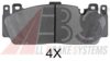 A.B.S. 37994 OE Brake Pad Set, disc brake